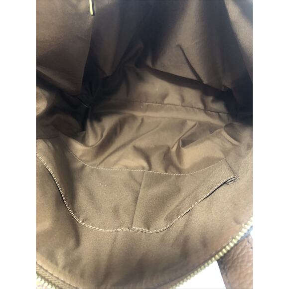 Fossil Blue White Pebbled Leather‎ Large Shopper Tote Shoulder Bag Purse Handbag - Picture 7 of 7